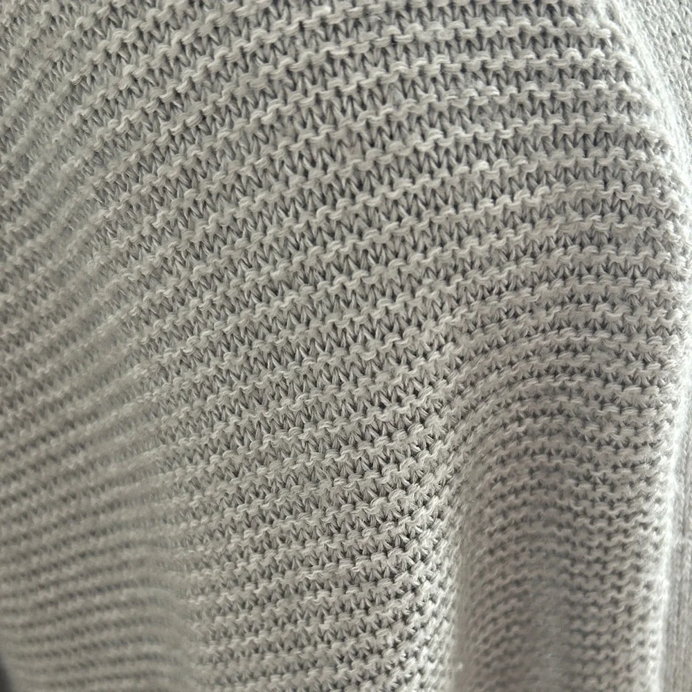 Cotton Emporium Light Gray Open-Front Cardigan - Picture 5 of 5